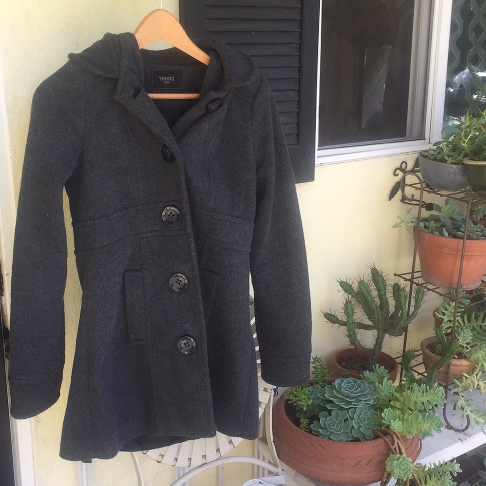 Grey Pea Coat